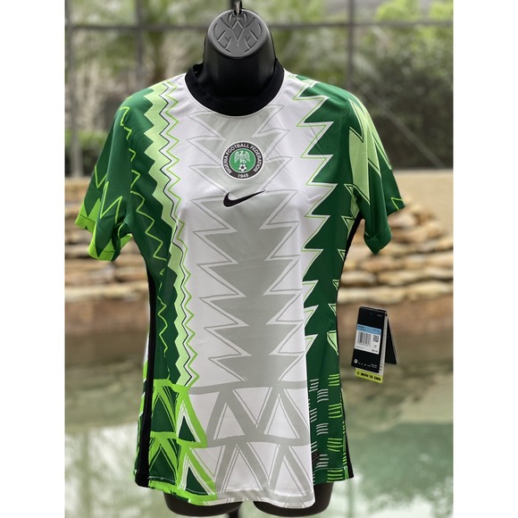 Nike Tops - Nike Nigeria 2020 Home Soccer Jersey Women M CT4230-100 NWT